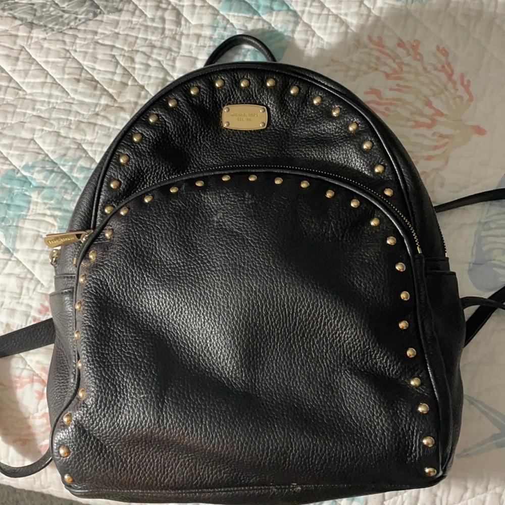 Large deep Michael kors studded backpack
